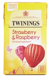 Twinings Çilek ve Ahududu Çayı Bardak Poşet 20 Adet - Twinings