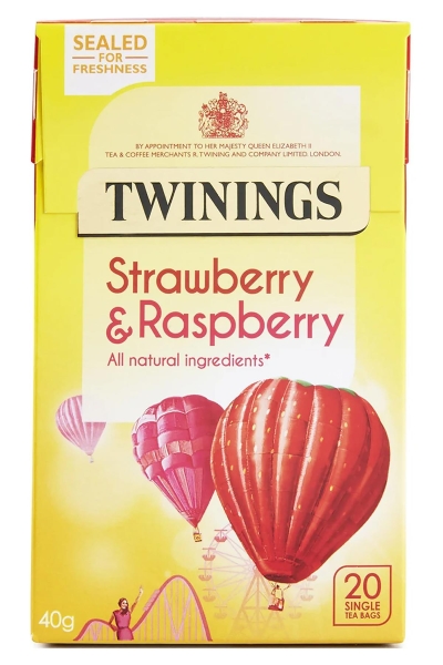 Twinings Çilek ve Ahududu Çayı Bardak Poşet 20 Adet - 1