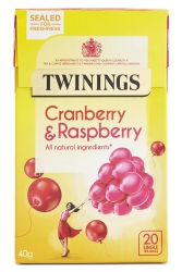 Twinings Kızılcık ve Ahududu Çayı Bardak Poşet 20 Adet - Twinings